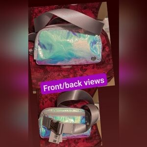 Iridescent Holographic Belt Or Crossbody Bag